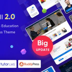 Products Update 2 5 EduMall Theme GPL Professional LMS Education Center WordPress Theme