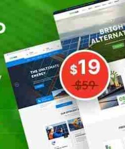 Energo Theme GPL – Wind Renewable Energy WordPress Theme