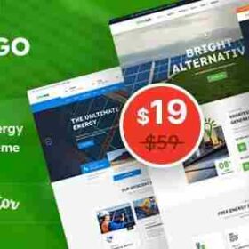 Energo Theme GPL – Wind Renewable Energy WordPress Theme