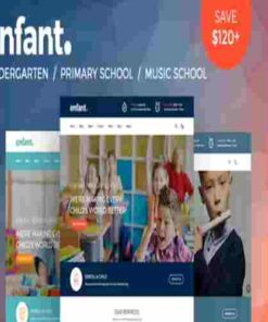 Enfant School and Kindergarten WordPress GPL Theme