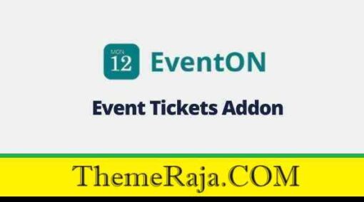 EventOn Event Tickets Addon GPL Pro Plugin
