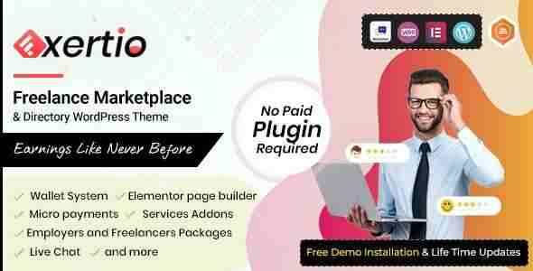 Exertio Theme GPL Freelance Marketplace Premium WordPress Theme 3 Exertio Theme GPL Freelance Marketplace Premium WordPress Theme