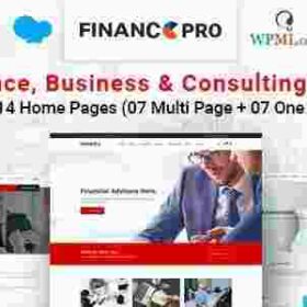Finance Pro Theme GPL – Business & Consulting WordPress Theme
