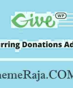 GiveWP Recurring Donations GPL Plugin