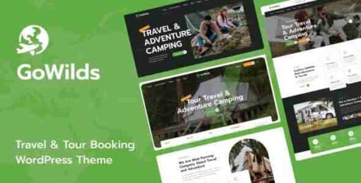 Gowilds Theme GPL Travel & Tour Booking WordPress Theme