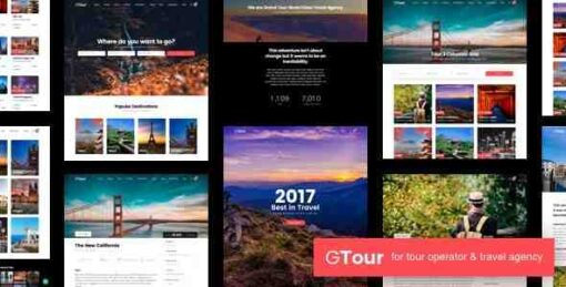 Grand Tour Travel Agency WordPress Theme GPL