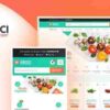 Groci Theme GPL Organic Food and Grocery Market WordPress Theme