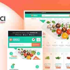 Groci Theme GPL Organic Food and Grocery Market WordPress Theme