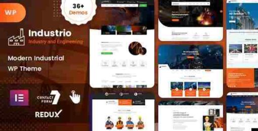 Industrial Theme GPL Industry & Factory WordPress Theme