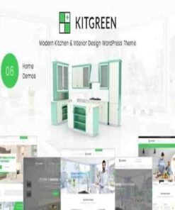KitGreen GPL Theme – Modern Kitchen & Interior Design WordPress Theme