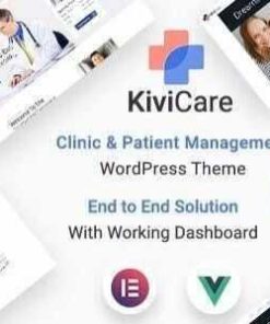 KiviCare Theme GPL – Medical Clinic & Patient Management WordPress Theme