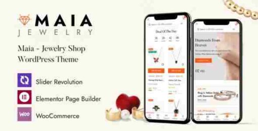Maia Theme GPL – Jewelry Shop WordPress Theme