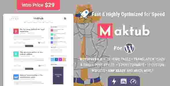 Maktub Theme GPL Minimal & Lightweight Blog for WordPress 3 Maktub Theme GPL – Minimal & Lightweight Blog for WordPress