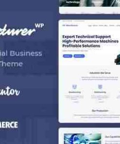 Manufacturer Theme GPL Factory and Industrial WordPress Websites