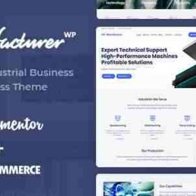Products Update 2 8 Manufacturer Theme GPL Factory and Industrial WordPress Websites