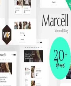 Marcell Personal Blog & Magazine WordPress GPL Theme