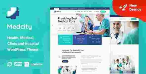 Medcity Theme GPL Health & Medical WordPress Theme