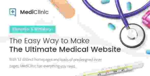 MediClinic Theme GPL – Medical Healthcare WordPress Theme