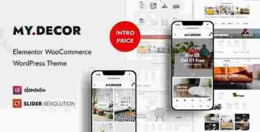 MyDecor Theme GPL Elementor WooCommerce WordPress Theme