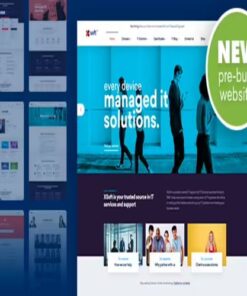Nanosoft WordPress GPL Theme for IT Solutions and Services Company