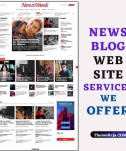 News Website Customization Service News Portal Website Development