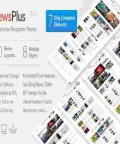 NewsPlus – News and Magazine WordPress theme GPL