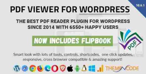 PDF viewer for WordPress GPL Plugin