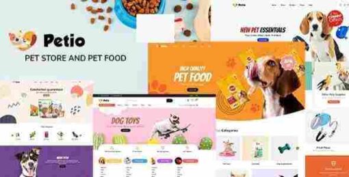 Petio Theme GPL Pet Store WooCommerce WordPress Theme