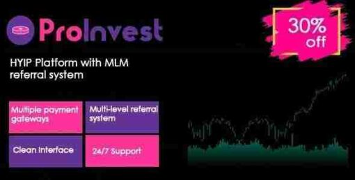 ProInvest GPL Plugin – CryptoCurrency and Online Investment Platform