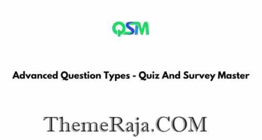 QSM Advanced Question Types GPL Plugin