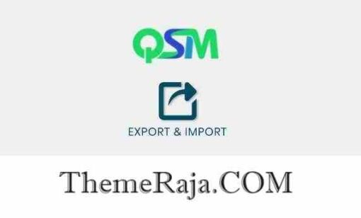 QSM Export & Import Addon GPL Plugin