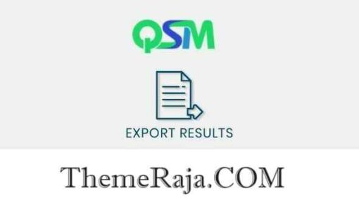 QSM Export Results Addon GPL Plugin