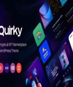 Quirky NFT Token & Blockchain WCFM Marketplace WordPress Theme