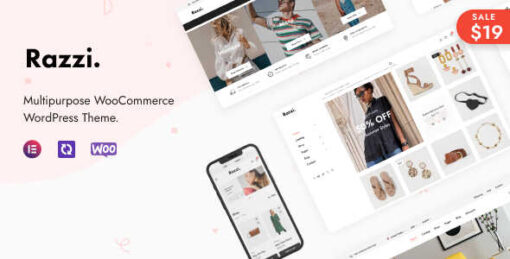 Razzi Theme GPL Multipurpose WooCommerce WordPress Theme