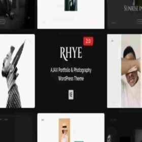 Products Update 2 2 Rhye AJAX Portfolio WordPress Theme GPL
