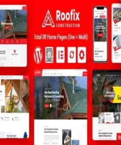 Roofix Roofing Services WordPress GPL Theme