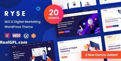 Ryse Theme GPL SEO & Digital Marketing Theme