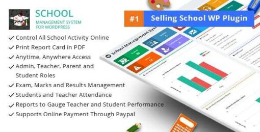 School Management System for WordPress GPL