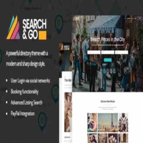 Search & Go – Modern Smart Directory WordPress Theme GPL