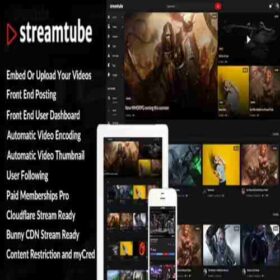 Products Update 2 18 StreamTube GPL Theme – Video WordPress Theme