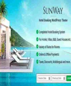 Sunway GPL Theme Hotel Booking WordPress Theme