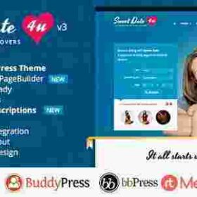 Sweet Date Theme GPL More than a WordPress Dating Websites