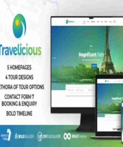 Travelicious Tour Operator WordPress GPL Theme
