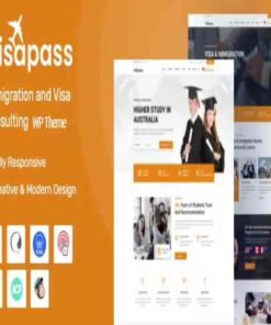 Visapass GPL Theme – Immigration Consulting WordPress Theme
