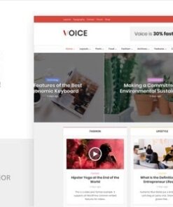 Voice Theme GPL Create News & Magazine WP Websites