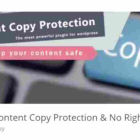 WP Content Copy Protection Pro & No Right Click GPL Plugin