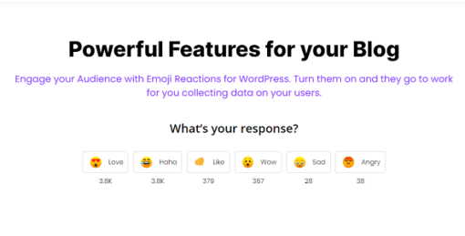 WP Reactions Pro GPL Plugin