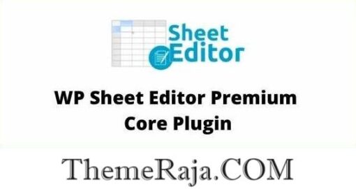 WP Sheet Editor Premium GPL Core Plugin
