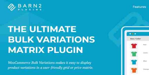 WooCommerce Bulk Variations GPL