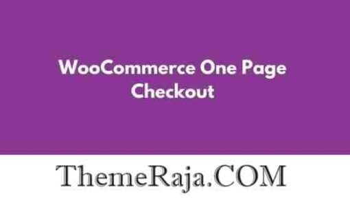 WooCommerce One Page Checkout GPL Plugin